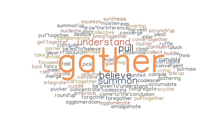 Another Word For Gather Together