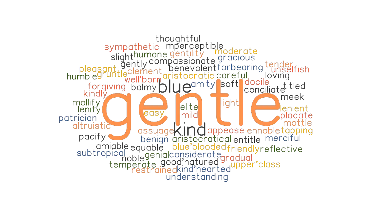 Gentle Synonyms And Related Words What Is Another Word For Gentle Grammartop Com