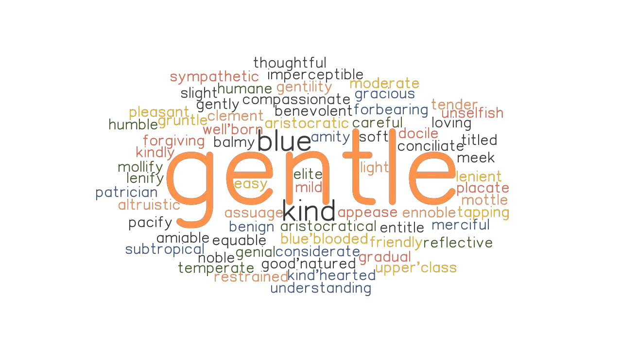 GENTLE Synonyms And Related Words What Is Another Word For GENTLE 