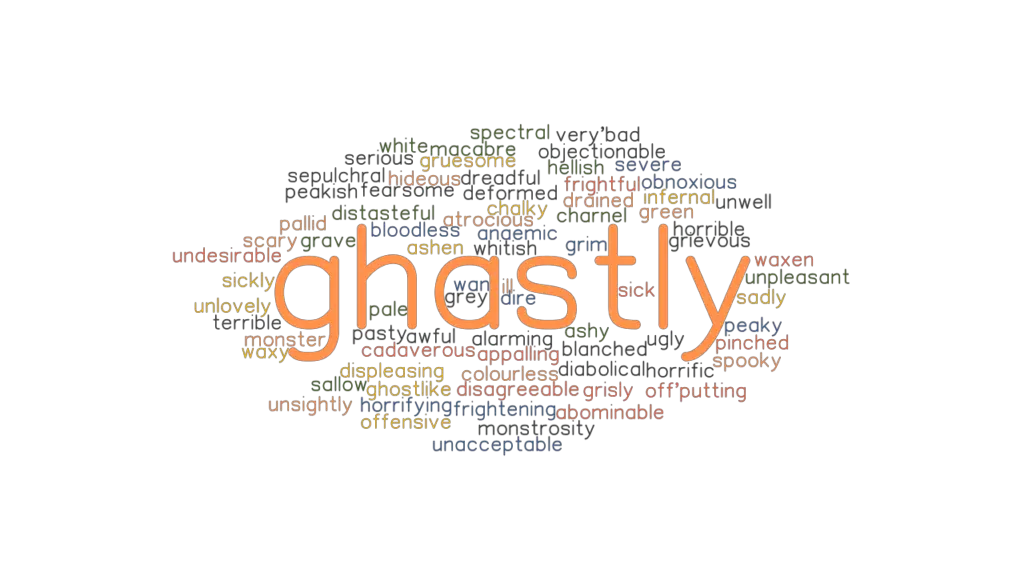 GHASTLY Synonyms And Related Words What Is Another Word For GHASTLY 