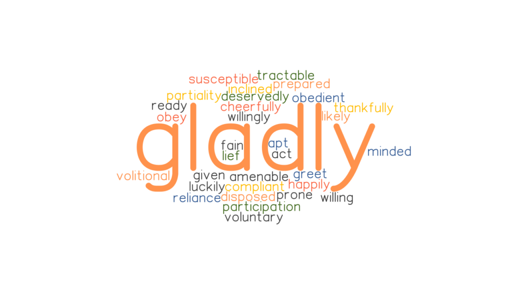 is glad synonym