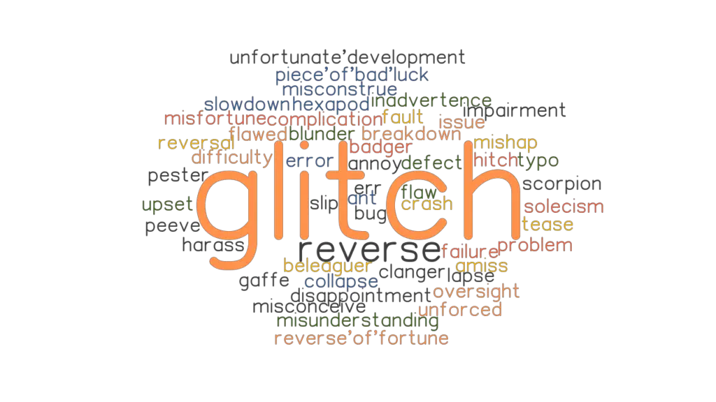 Glitch Synonym Slang