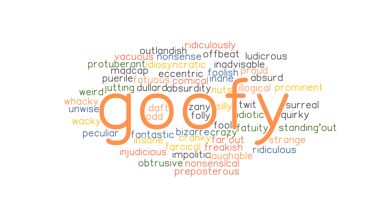 GOOFY Synonyms And Related Words What Is Another Word For GOOFY 