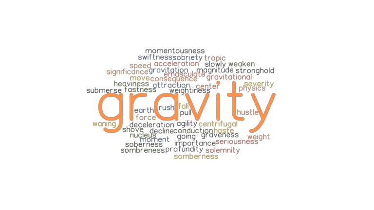 What Does The Word Gravity Mean In Science