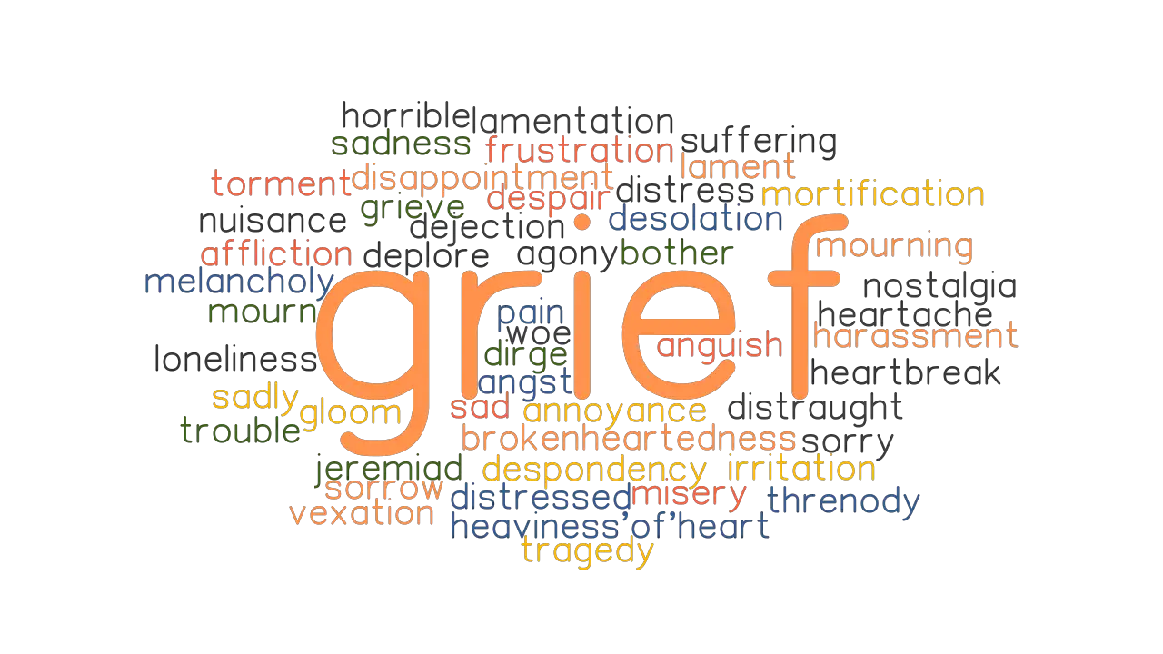 GRIEF Synonyms And Related Words What Is Another Word For GRIEF 