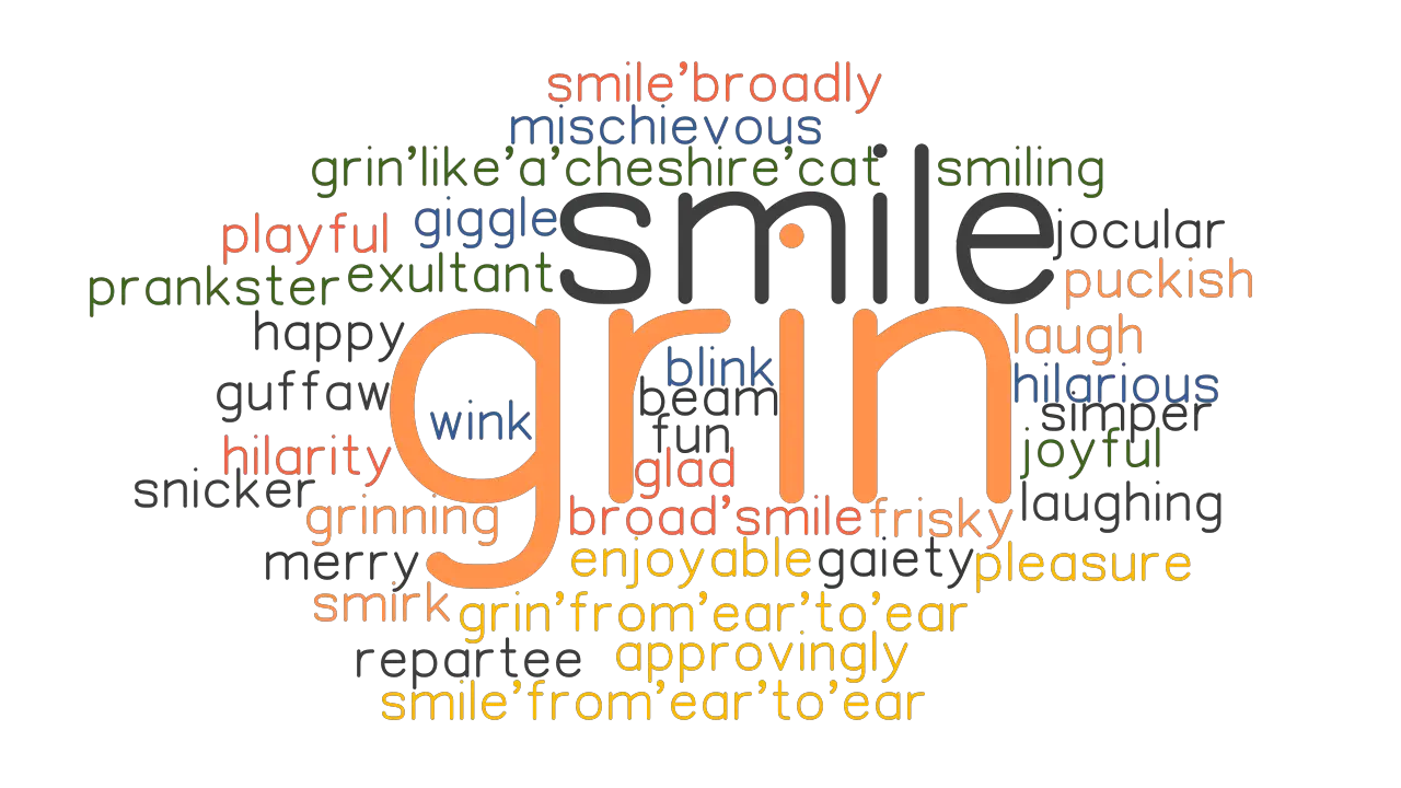 GRIN Synonyms And Related Words What Is Another Word For GRIN GrammarTOP