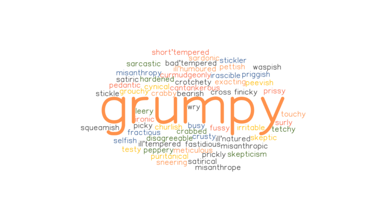 GRUMPY: Synonyms and Related Words. What is Another Word for GRUMPY