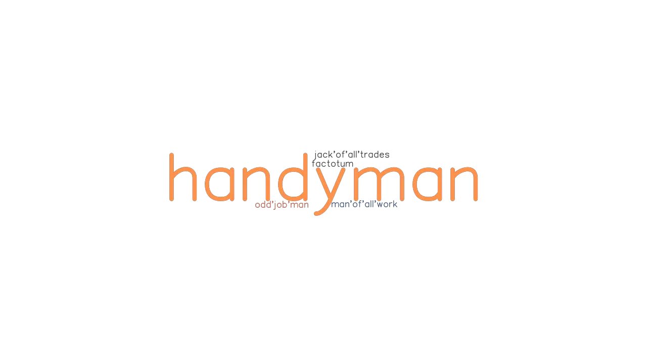 HANDYMAN Synonyms And Related Words What Is Another Word For HANDYMAN 