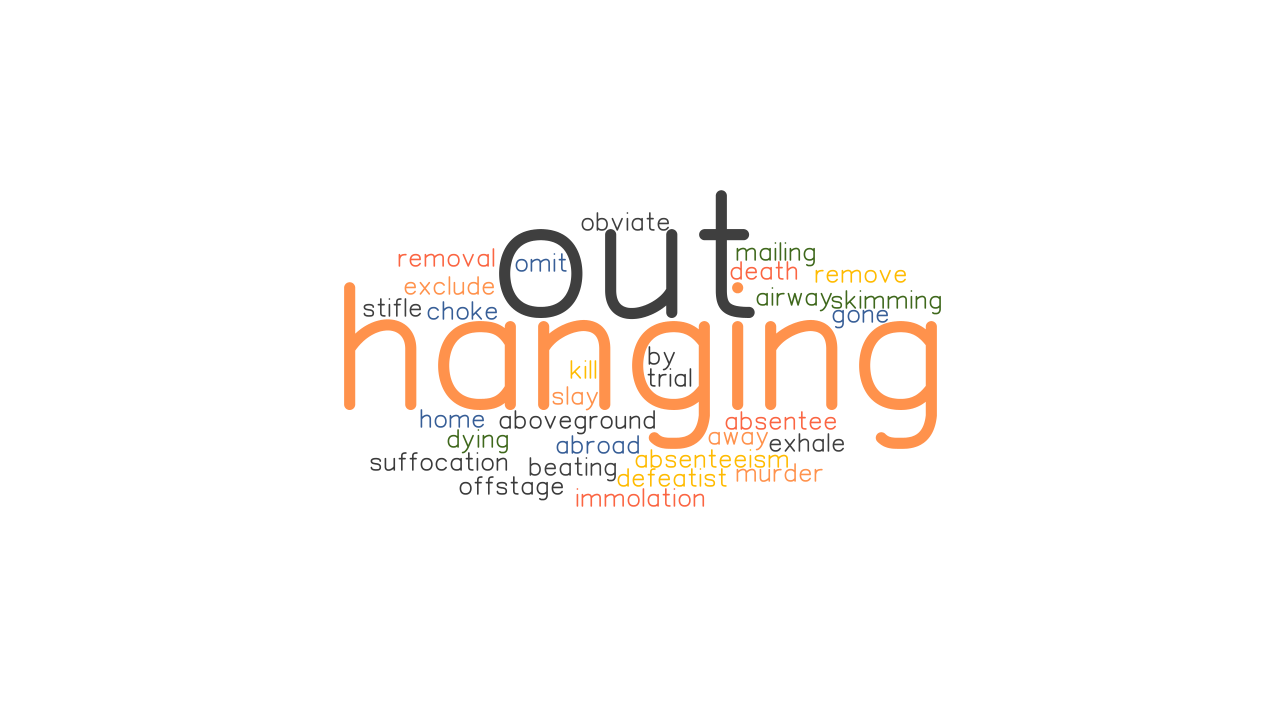 HANGING OUT Synonyms And Related Words What Is Another Word For 