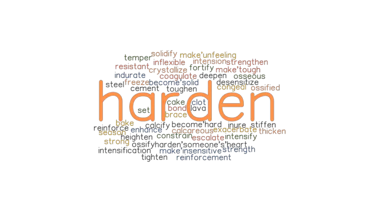 What Is Another Word For Harden