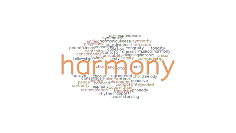 another word for harmony