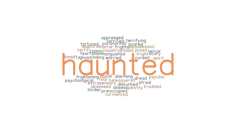 HAUNTED: Synonyms and Related Words. What is Another Word for HAUNTED ...