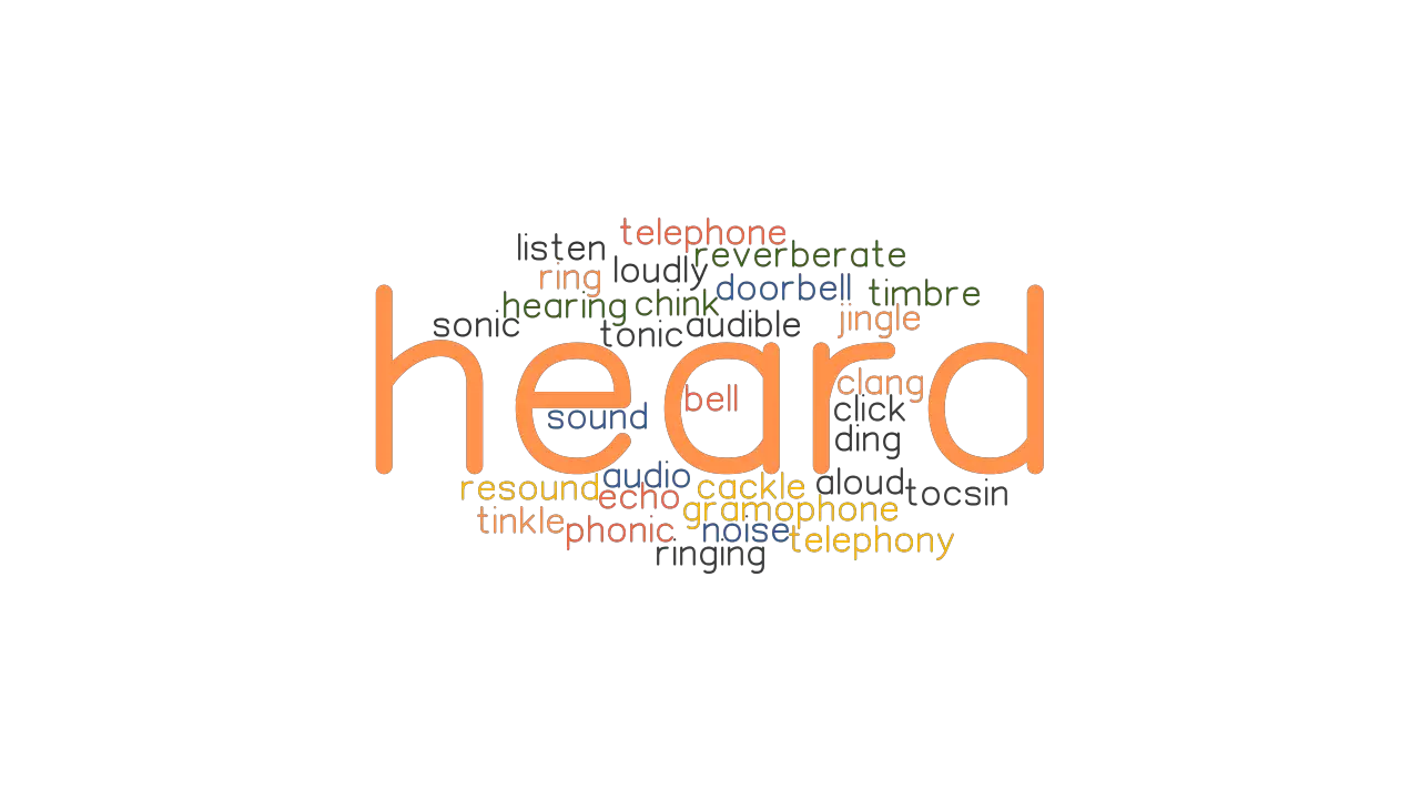 HEARD Synonyms And Related Words What Is Another Word For HEARD 