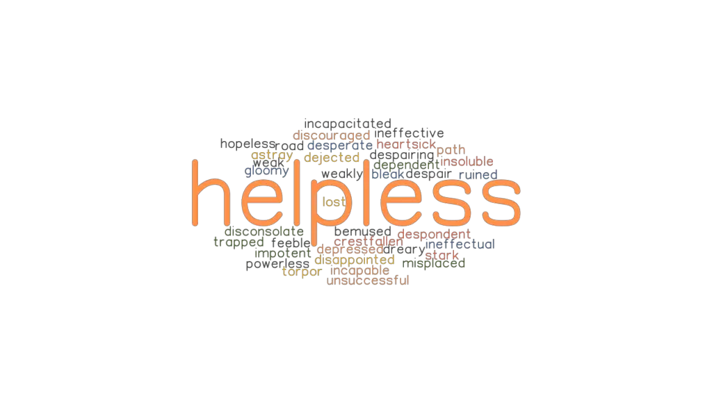 HELPLESS Synonyms And Related Words What Is Another Word For HELPLESS 