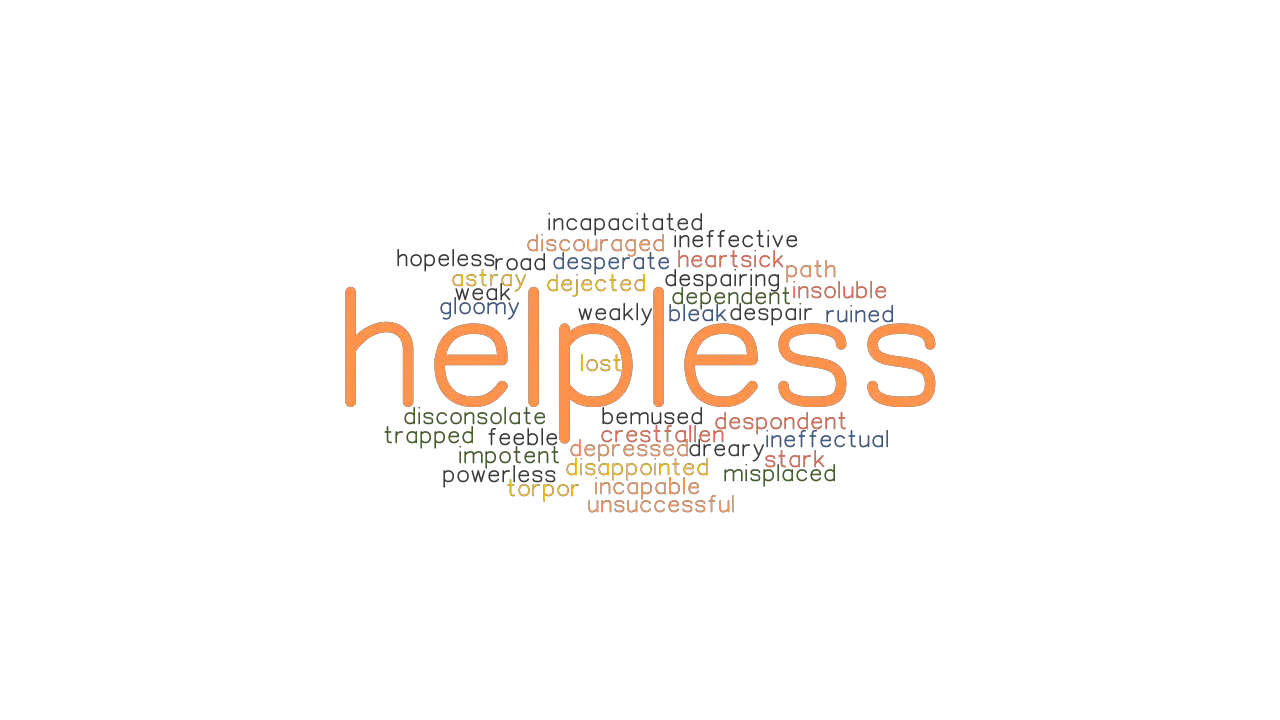 HELPLESS Synonyms And Related Words What Is Another Word For HELPLESS 