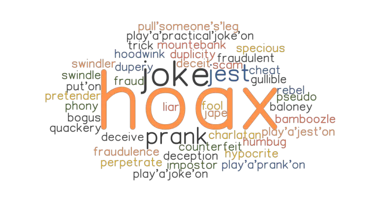 HOAX: Synonyms and Related Words. What is Another Word for HOAX ...