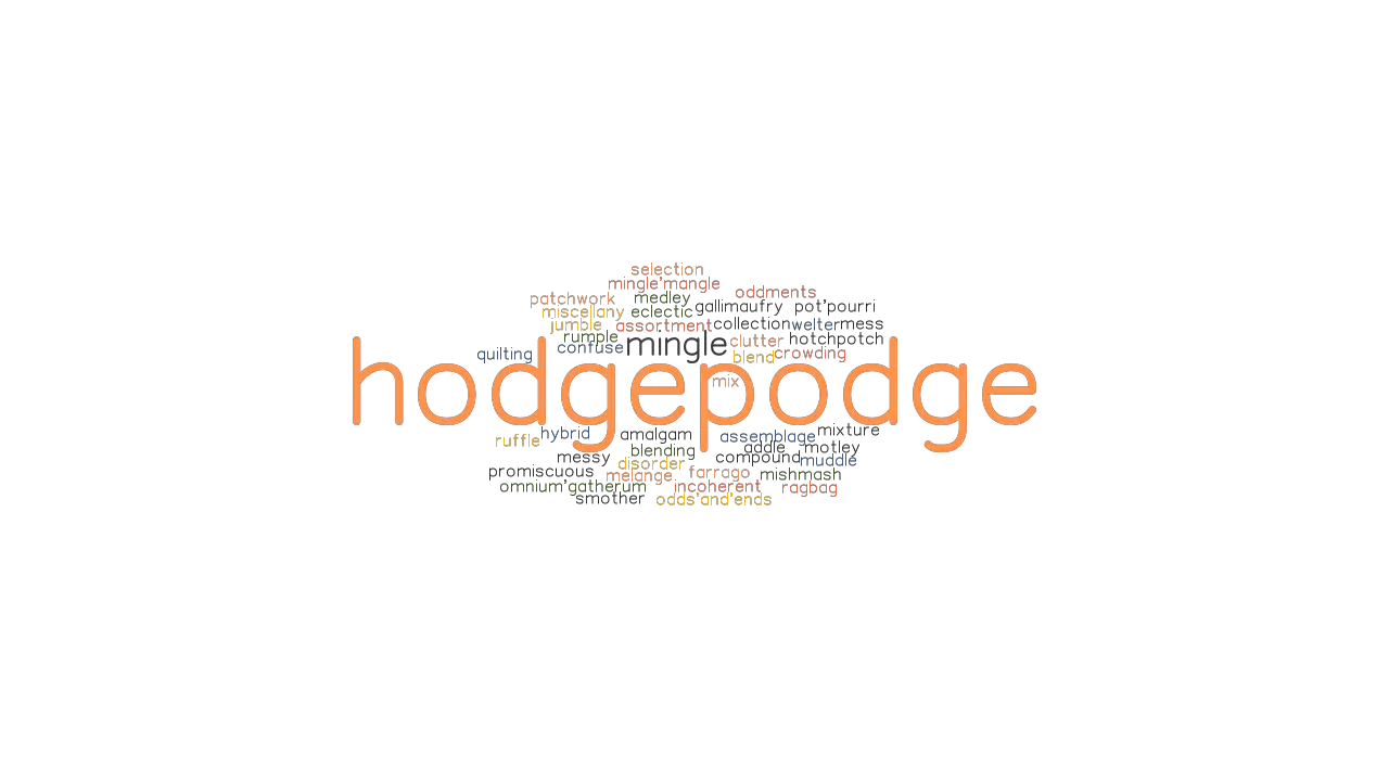 Hodge-podge synonyms - 260 Words and Phrases for Hodge-podge