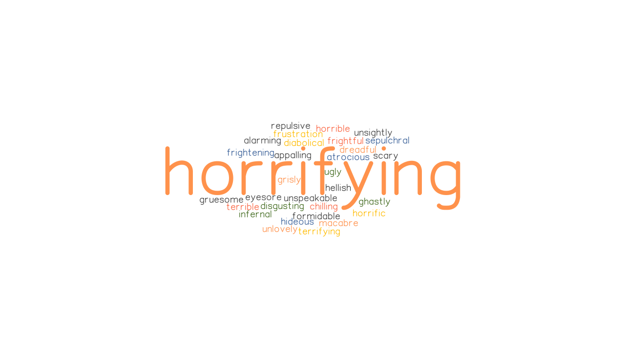 HORRIFYING Synonyms And Related Words What Is Another Word For 