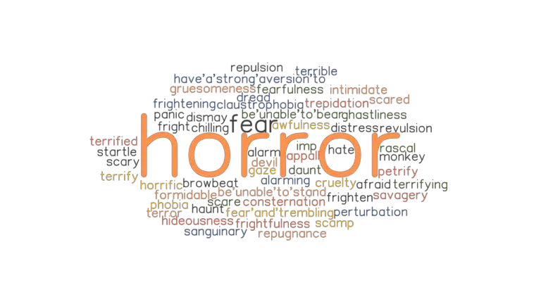 HORROR Synonyms And Related Words What Is Another Word For HORROR 