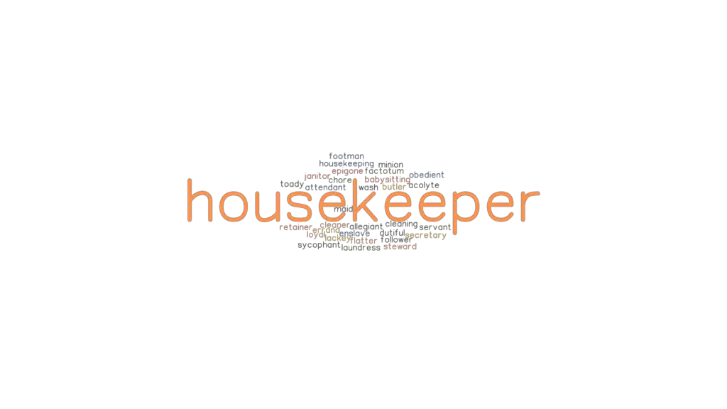 HOUSEKEEPER Synonyms And Related Words What Is Another Word For 