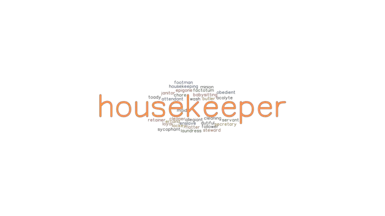 synonyms of housekeeper