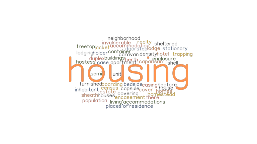 HOUSING Synonyms And Related Words What Is Another Word For HOUSING 