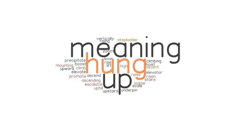 HUNG UP MEANING Synonyms And Related Words What Is Another Word For 