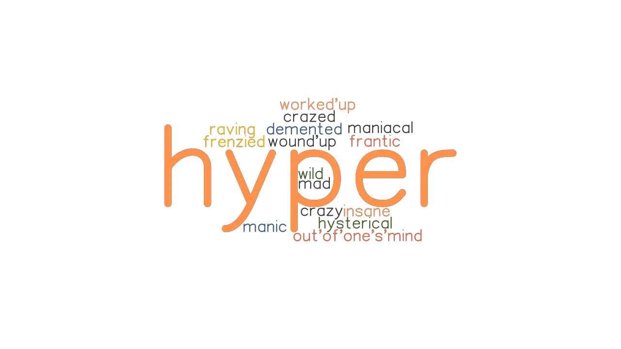 HYPER Synonyms And Related Words What Is Another Word For HYPER 