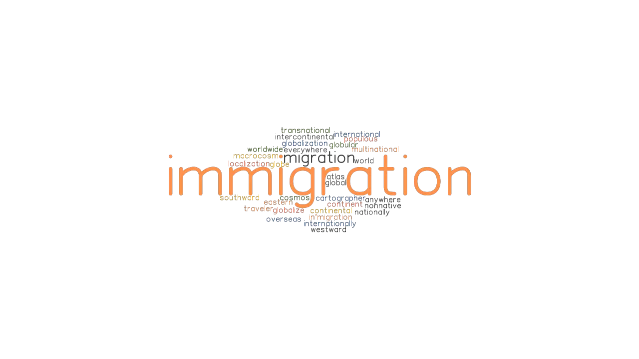 IMMIGRATION Synonyms And Related Words What Is Another Word For 