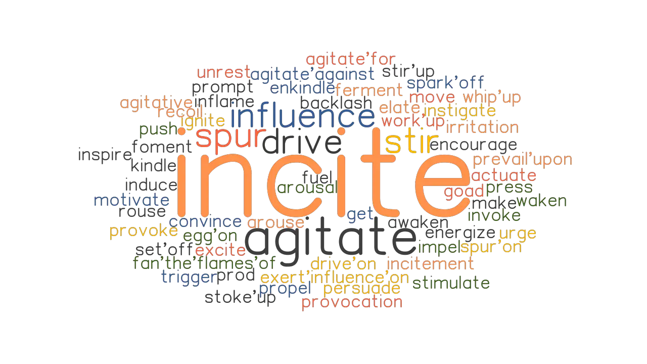 INCITE Synonyms And Related Words What Is Another Word For INCITE 