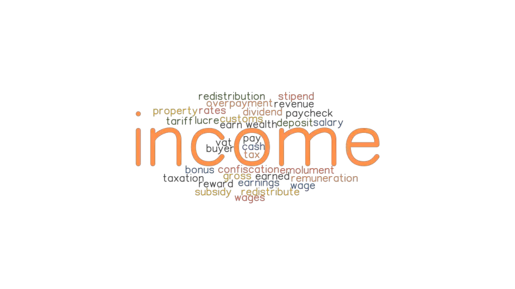 INCOME Synonyms And Related Words What Is Another Word For INCOME 