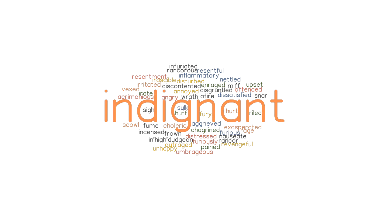 INDIGNANT Synonyms and Related Words. What is Another Word for ...
