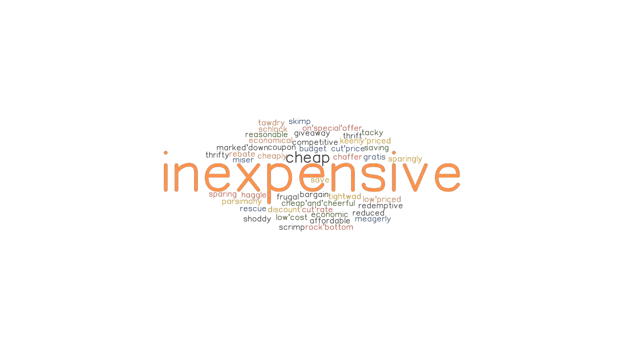 INEXPENSIVE Synonyms And Related Words What Is Another Word For 