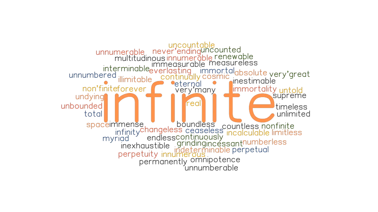  INFINITE Synonyms And Related Words What Is Another Word For INFINITE 