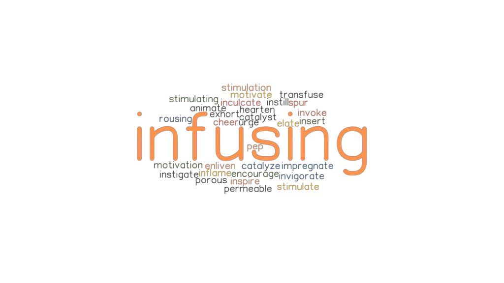 INFUSING: Synonyms and Related Words. What is Another Word for INFUSING ...