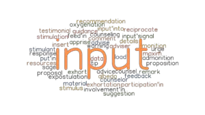 INPUT: Synonyms and Related Words. What is Another Word for INPUT ...