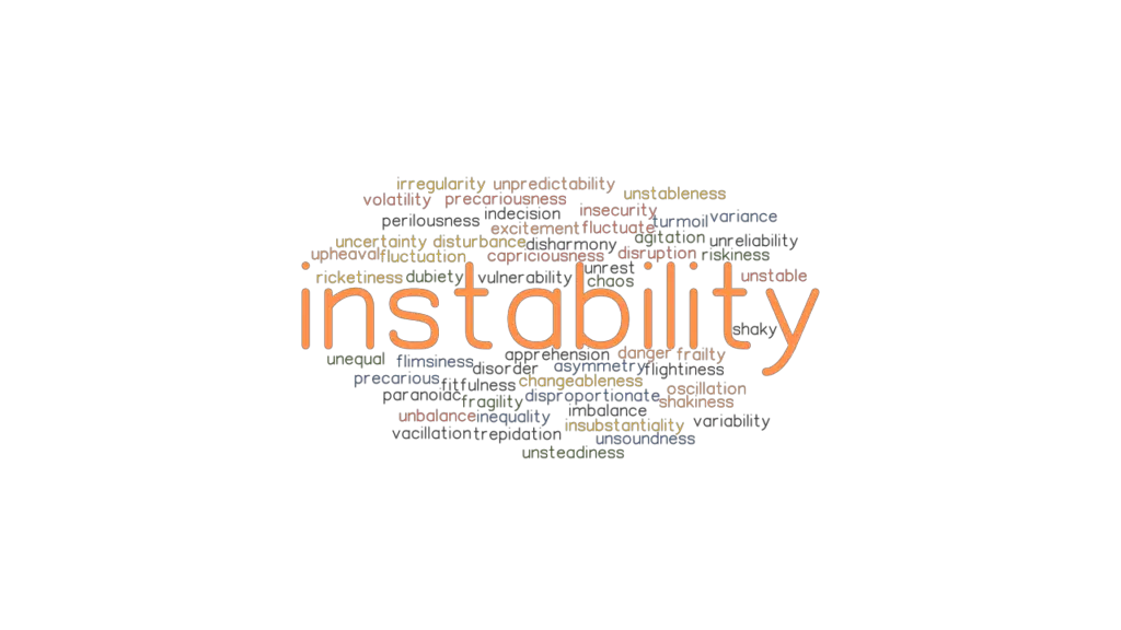 INSTABILITY Synonyms And Related Words What Is Another Word For 