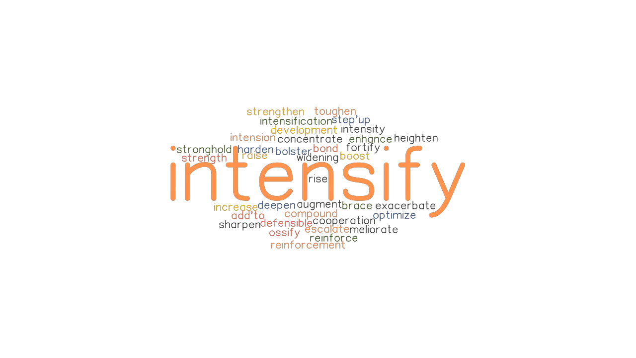 INTENSIFY Synonyms And Related Words What Is Another Word For 