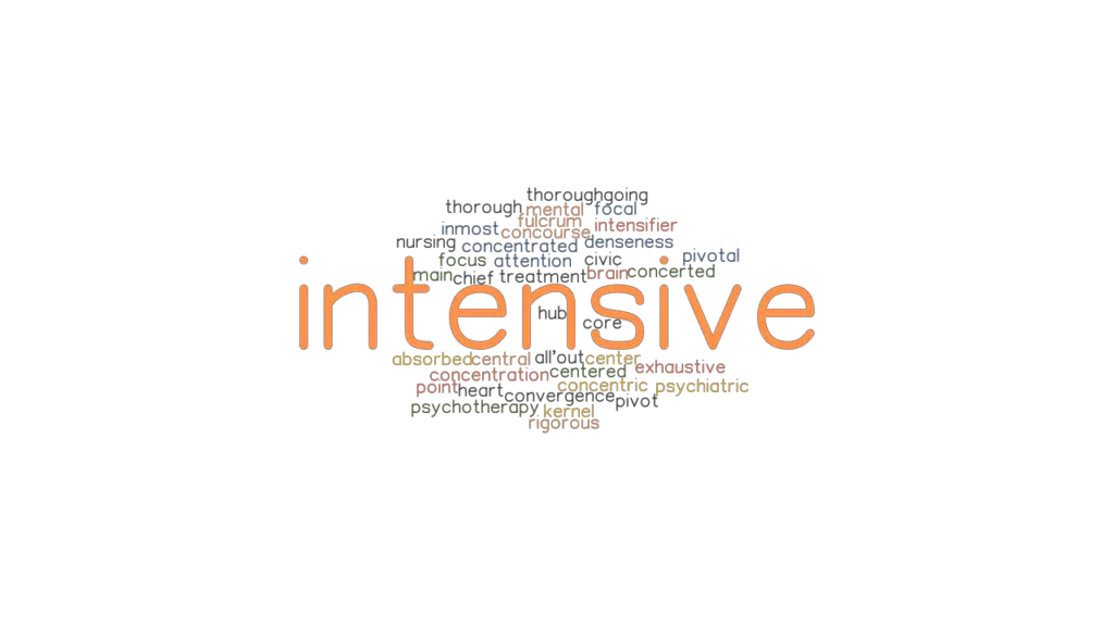 INTENSIVE Synonyms And Related Words What Is Another Word For 