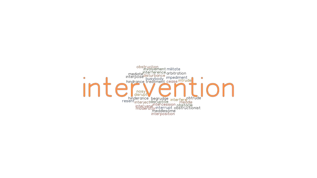 What Is Another Term For Intervene