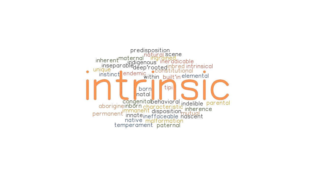 INTRINSIC Synonyms And Related Words What Is Another Word For 