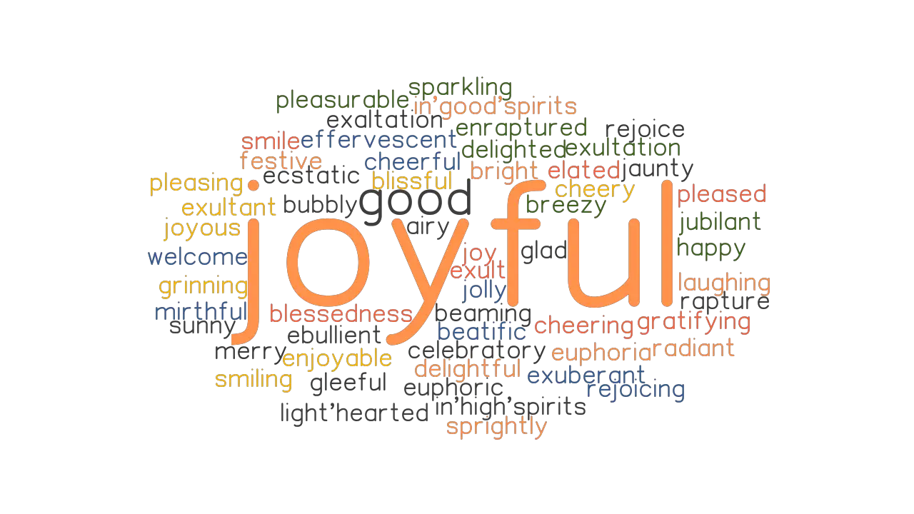 JOYFUL Synonyms And Related Words What Is Another Word For JOYFUL 