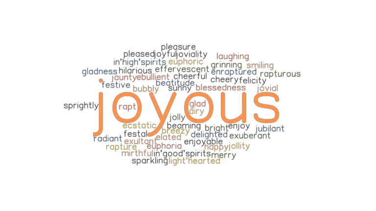 What Is The Synonym For Joyous