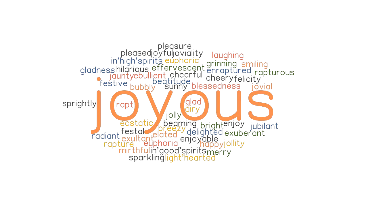 JOYOUS Synonyms And Related Words What Is Another Word For JOYOUS 