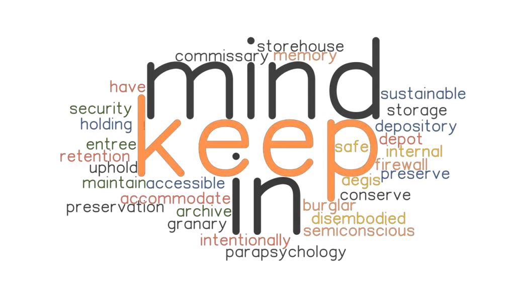 KEEP IN MIND Synonyms And Related Words What Is Another Word For KEEP 