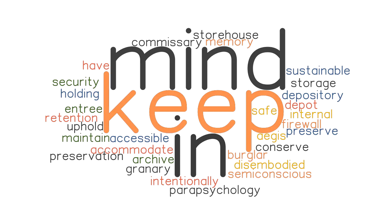 KEEP IN MIND Synonyms And Related Words What Is Another Word For KEEP 