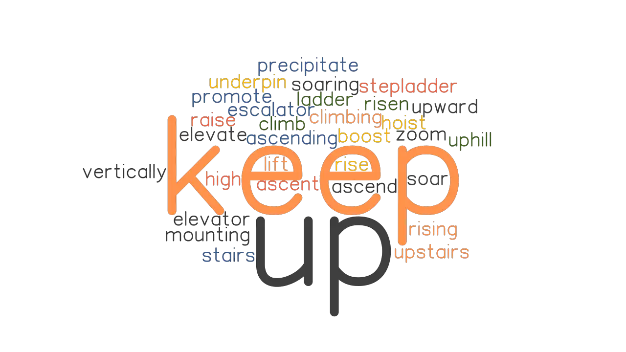 KEEP UP Synonyms And Related Words What Is Another Word For KEEP UP 