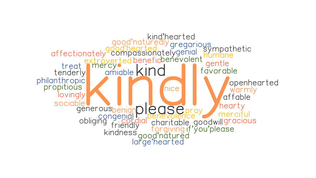 KINDLY Synonyms And Related Words What Is Another Word For KINDLY 