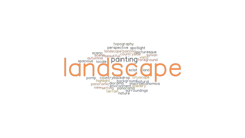british word for landscape synonym