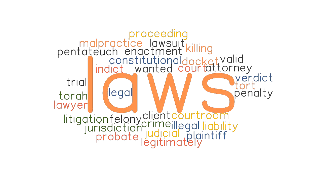 LAWS Synonyms And Related Words What Is Another Word For LAWS 